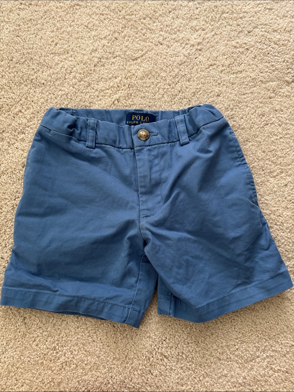 Polo Ralph Lauren Boys Adjustable Waist Blue Shorts Size 3